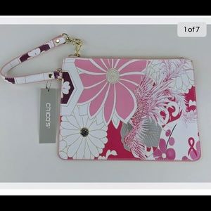 Chico’s Floral Wristlet. NWT